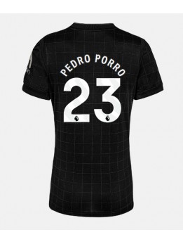 Zenske Futbalové oblečenie Tottenham Hotspur Pedro Porro #23 2025-26 Krátky Rukáv - Preč